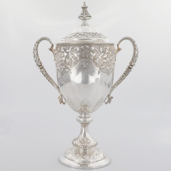 A Victorian sterling silver trophy cup, Richards & Brown (Edward Charles Brown), London, 1875