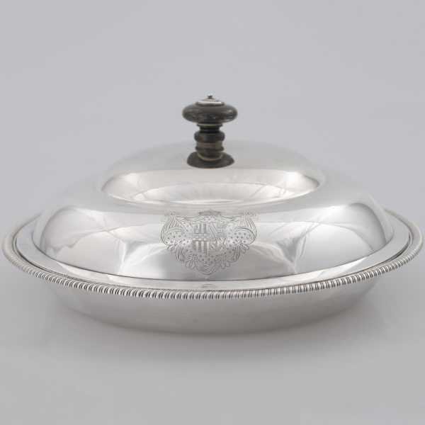 A George III sterling silver entrée dish, cover and handle, Paul Storr, London, 1799