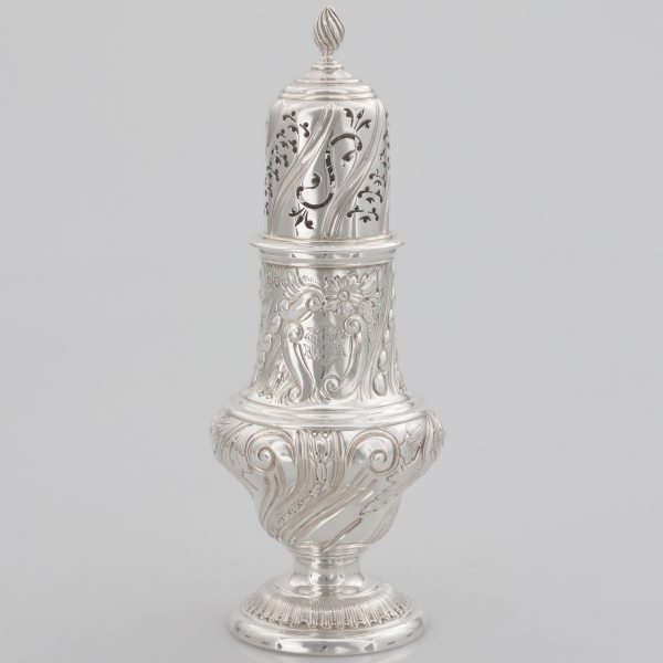 A Victorian sterling silver pepper, Charles Stuart Harris junior, London, 1893