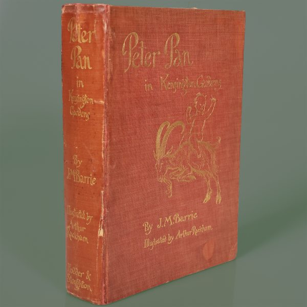 Barrie J.M.. Peter Pan in Kensington Gardens.. With drawings by Arthur Rackham. London, 1906