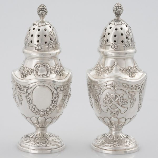 A pair of silver salts, Germany?, 19th-20th century