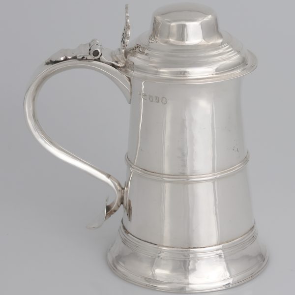 A George III sterling silver tankard, Peter & Ann Bateman, London, 1791